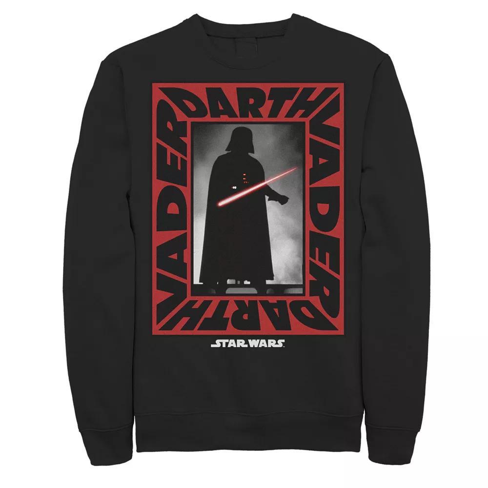 Men's Star Wars Darth Vader Text Box Up Sweatshirt, Size: XXL, Black Product Image
