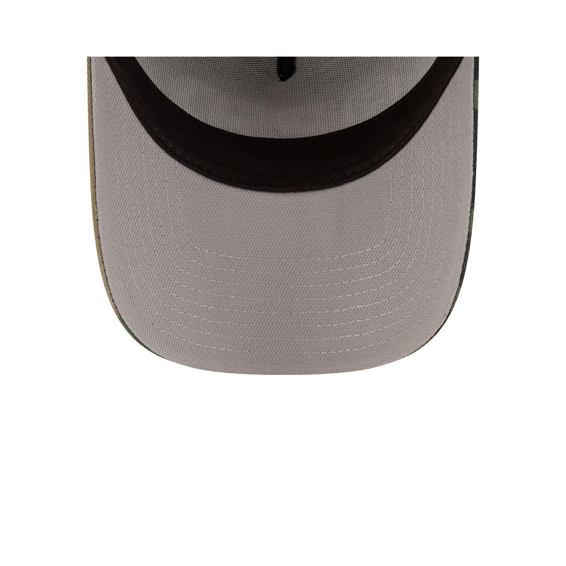 PSD Camo Gray 9FORTY A-Frame Snapback Hat Male Product Image