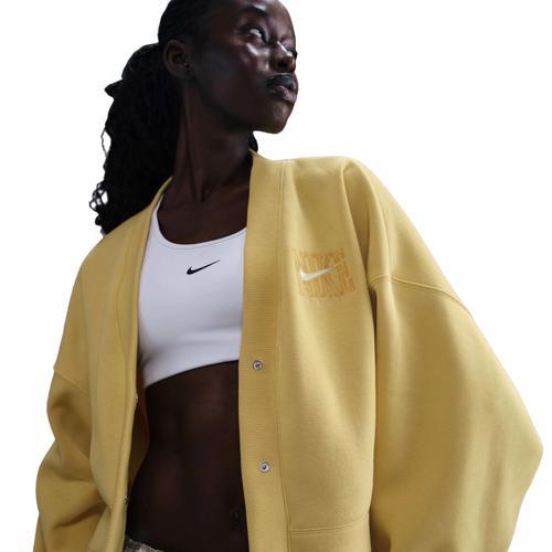 Nike Womens Nike NSW Phoenix Fleece OOS Graphic Cardigan - Womens Product Image