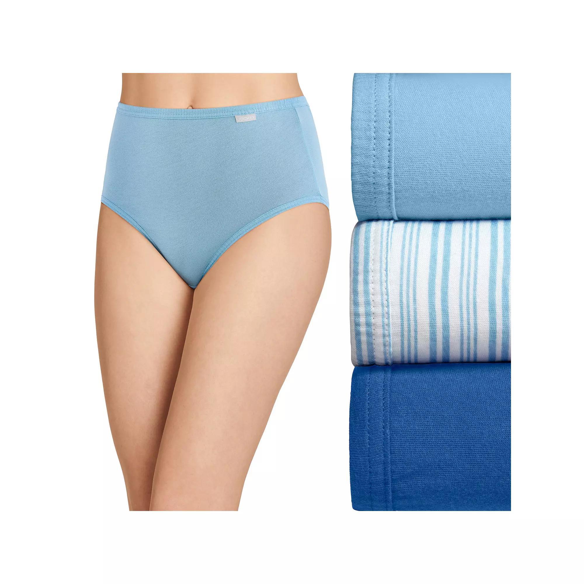 Plus Size Jockey Elance 3-pk. Briefs Panty Set 1486, Womens Product Image
