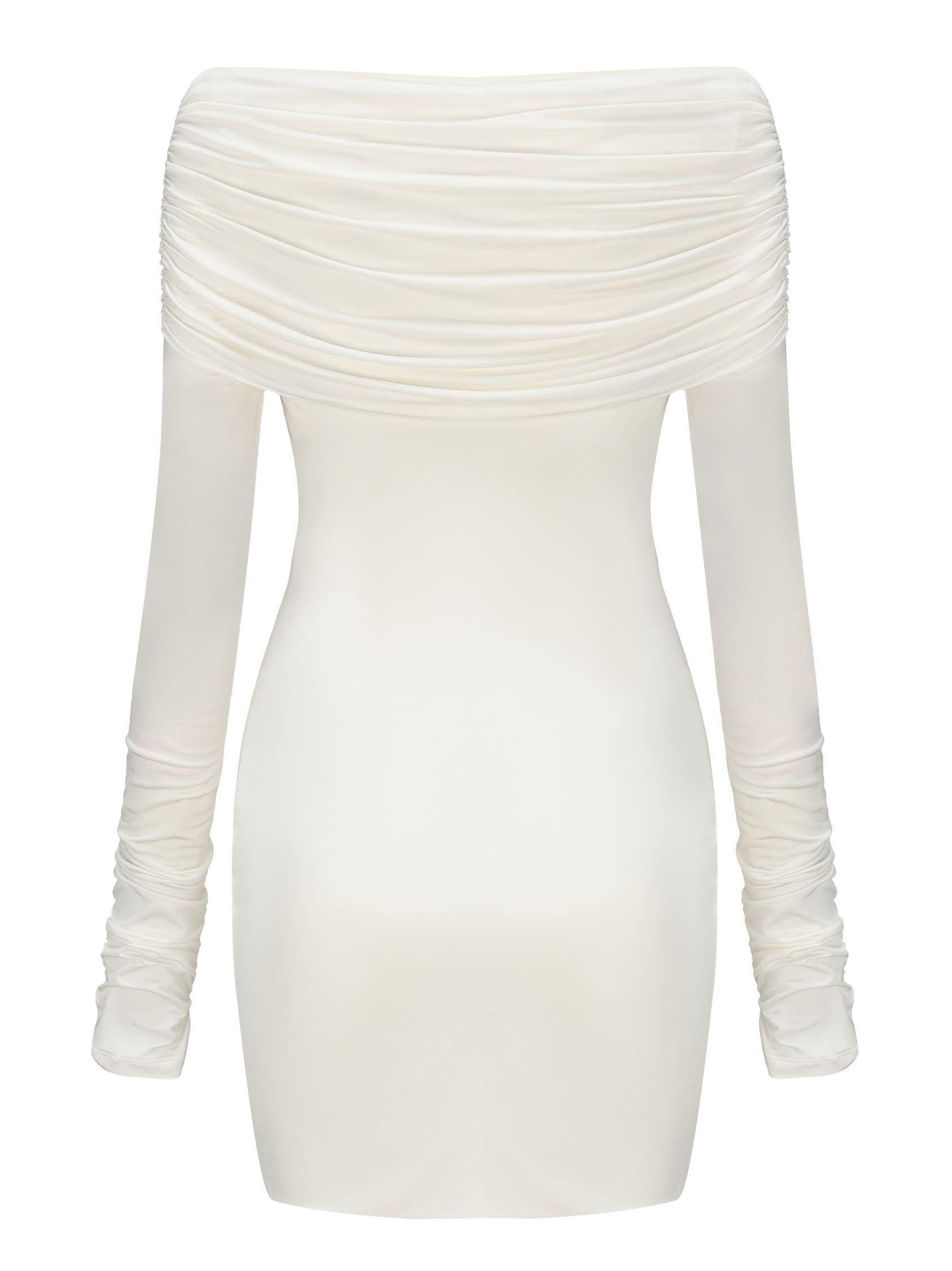 Olivia Dress (White) (Final Sale) Product Image