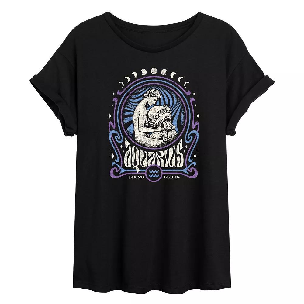 Juniors SpongeBob Salty Oversized Graphic Tee, Girls Product Image