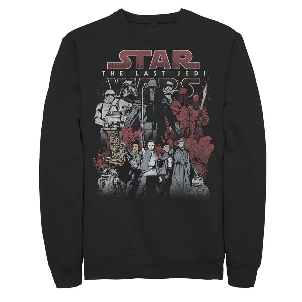 Men's Star Wars: The Last Jedi Order Against Resistance Sweatshirt, Size: Medium, Black Product Image
