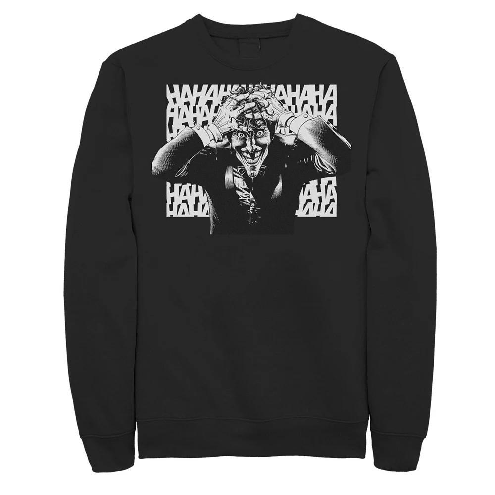Men's DC Comics The Joker HAHAHA Sweatshirt, Size: XXL, Grey Heather Product Image