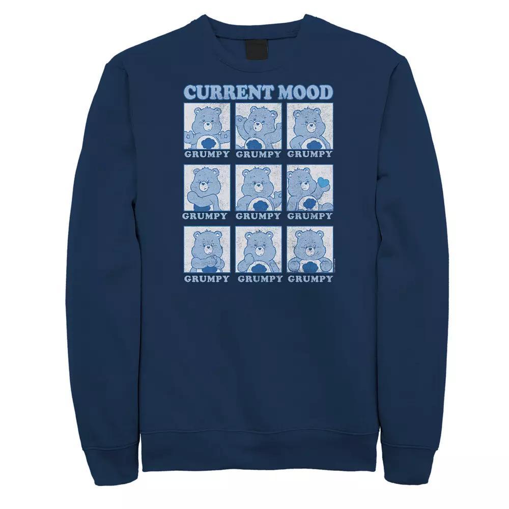Big & Tall Care Bears Grumpy Mood Boxes Fleece Sweatshirt, Men's, Size: 3XL, Blue Product Image