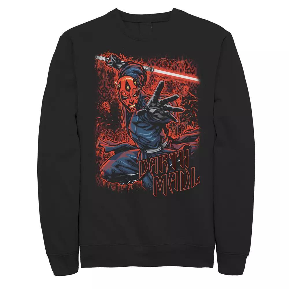 Men's Star Wars Darth Maul Animated Action Sweatshirt, Size: Medium, Black Product Image