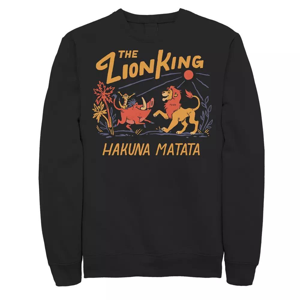 Men's Star Wars The Mandalorian Seek & Destroy Stamp Graphic Fleece, Size: Large, Black Product Image