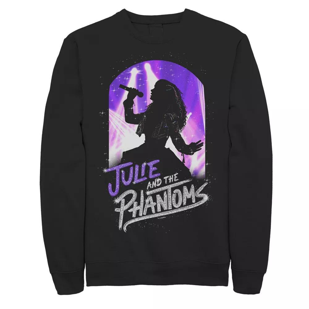 Men's Julie And The Phantoms Julie Silhouette Sweatshirt, Size: XXL, Black Product Image