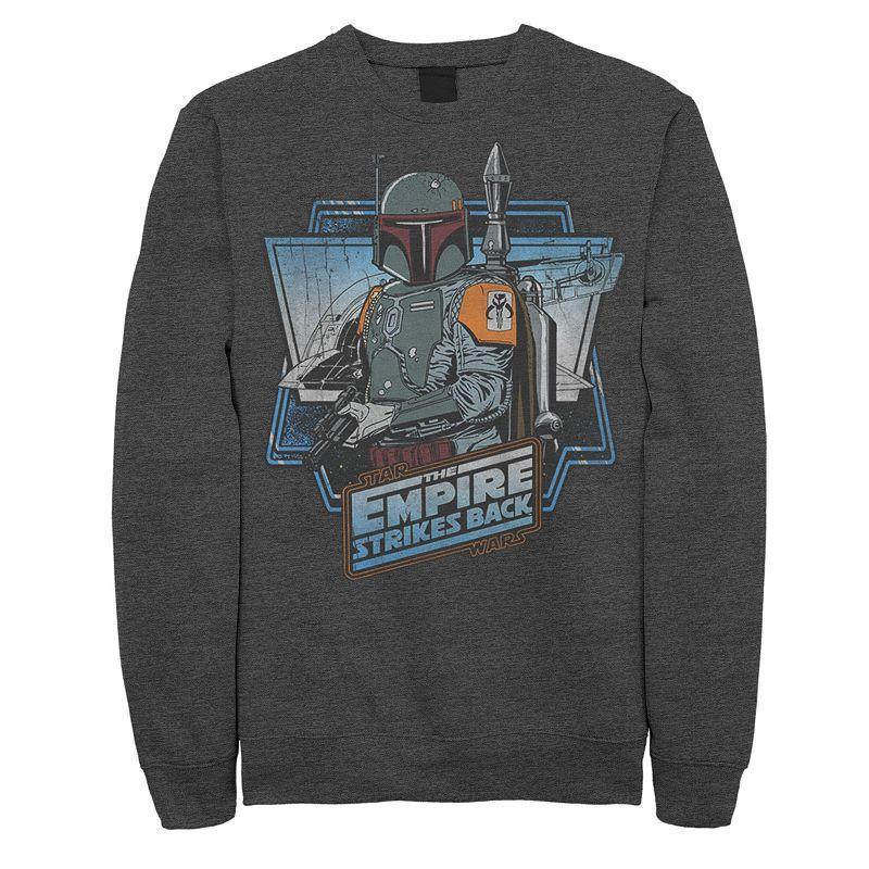 Mens Star Wars Boba Fett Sweatshirt Grey Heather Product Image