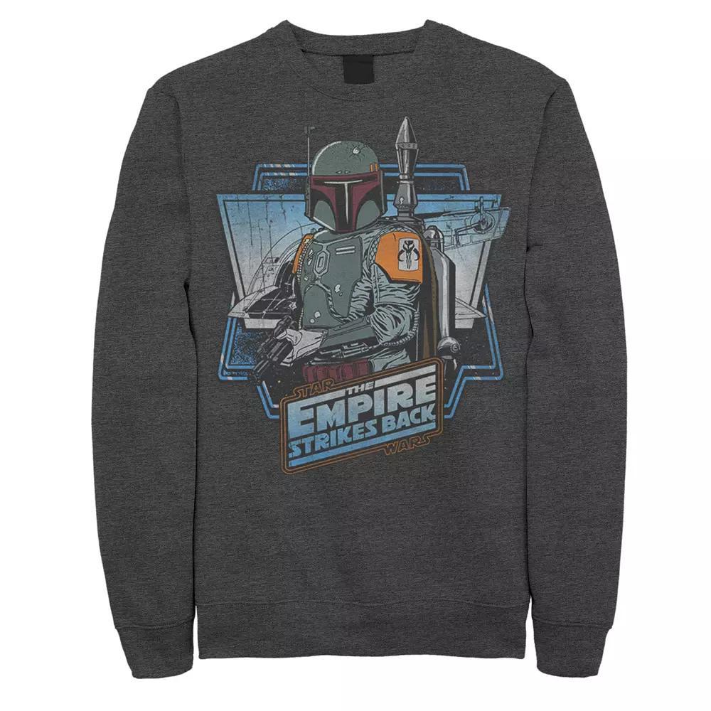 Mens Star Wars Boba Fett Sweatshirt Grey Heather Product Image