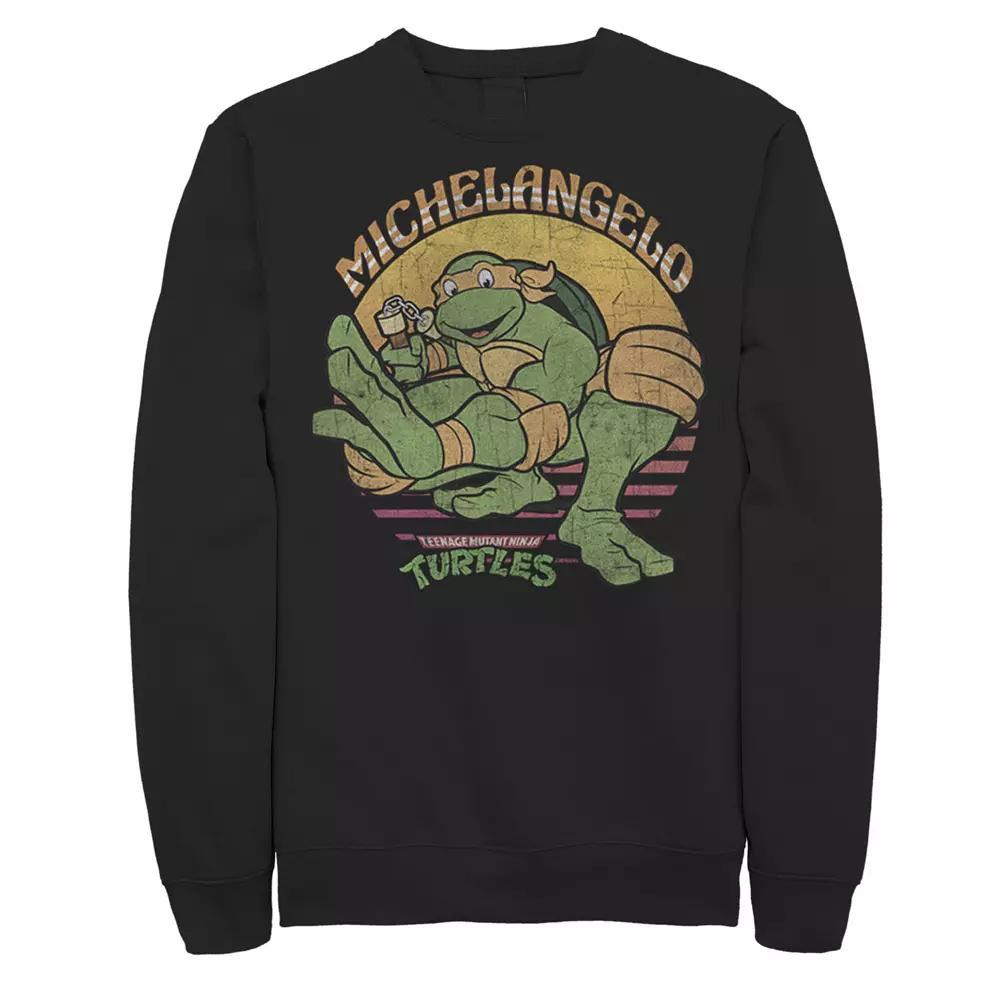 Men's Star Wars The Mandalorian Child Light C1 Graphic Fleece Sweatshirt, Size: Small, Black Product Image