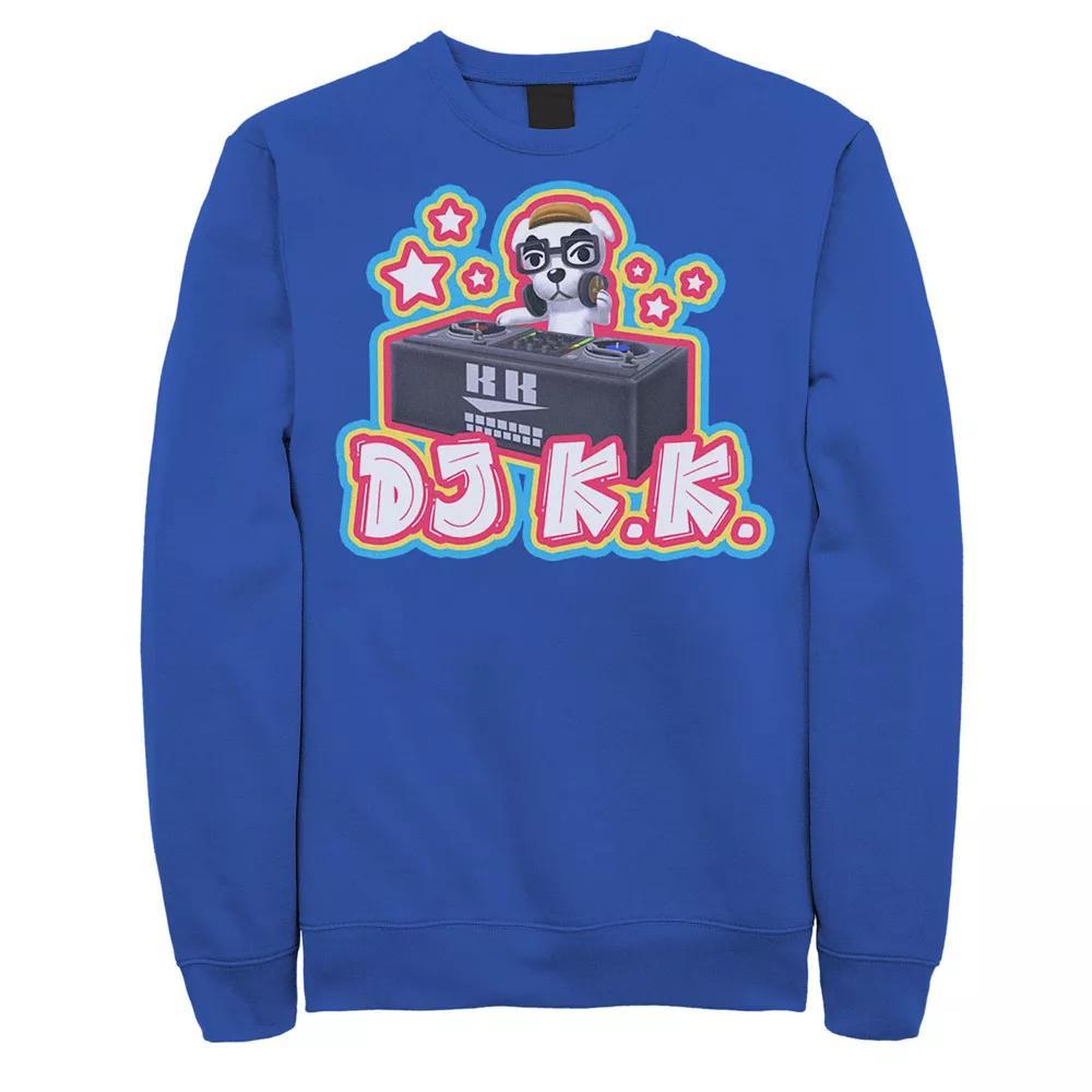Men's Animal Crossing DJ K.K. Portrait Sweatshirt, Size: XXL, Royal Product Image