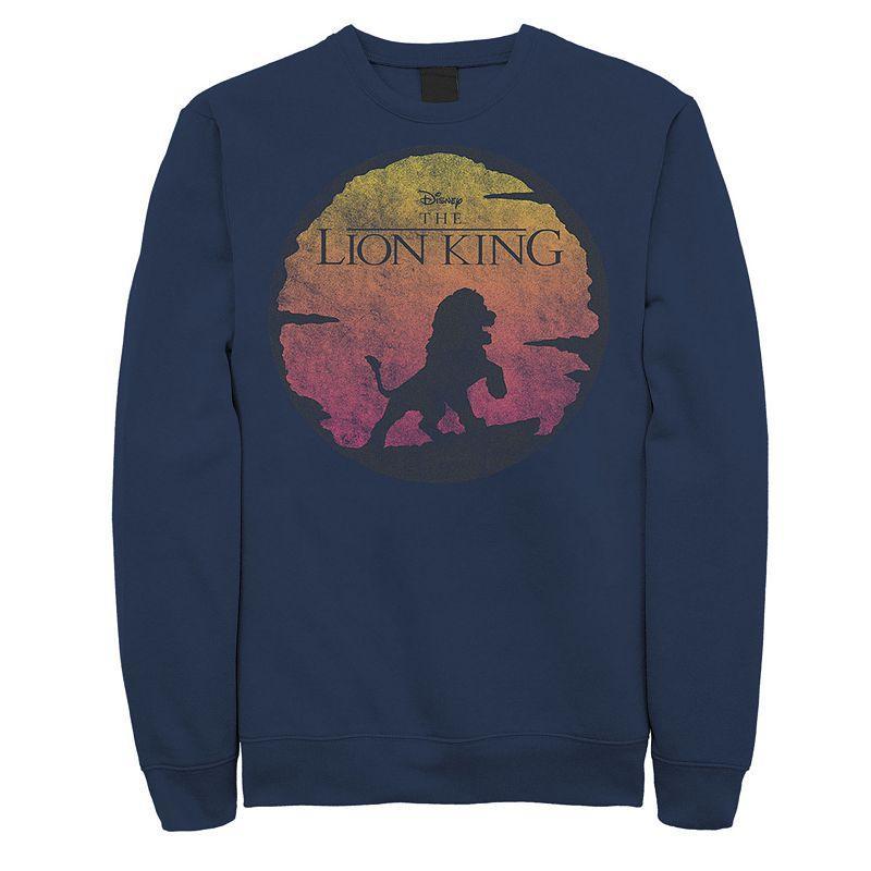 Disney's The Lion King Sunset Men's Sweatshirt, Size: XXL, Blue Product Image