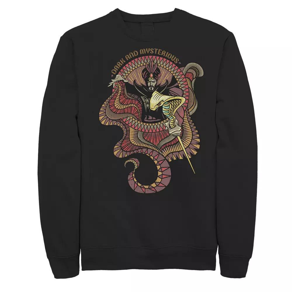 Men's Disney's Aladdin Live Action Jafar Dark & Mysterious Portrait Sweatshirt, Size: XL, Black Product Image