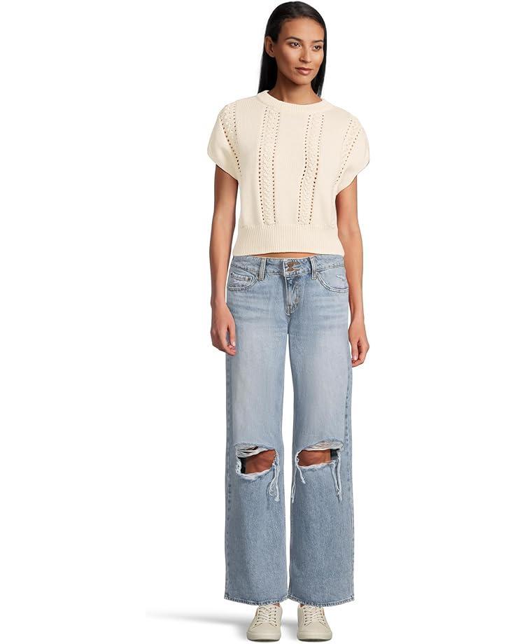 Short Sleeve Crewneck Sweater Product Image