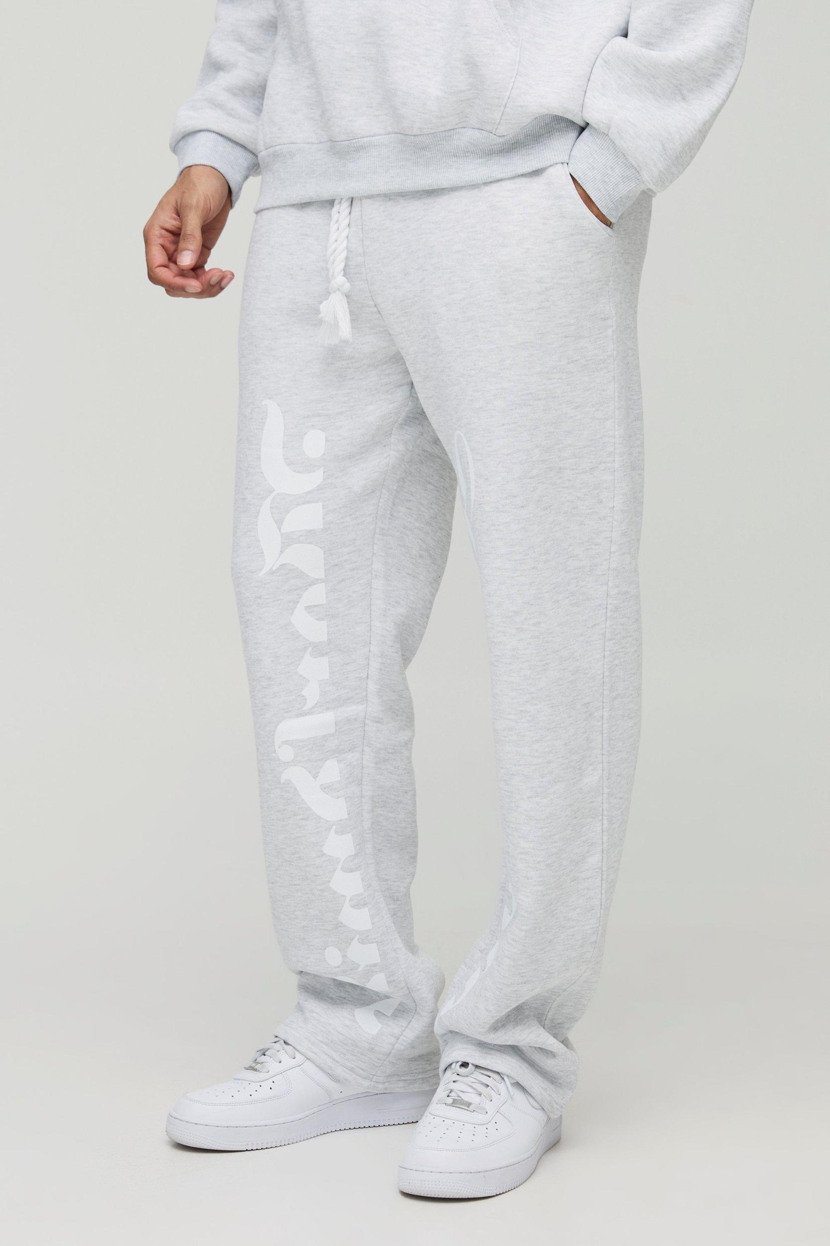 Oversized Worldwide Gusset Twisted Drawcord Tracksuit | boohooMAN USA Product Image