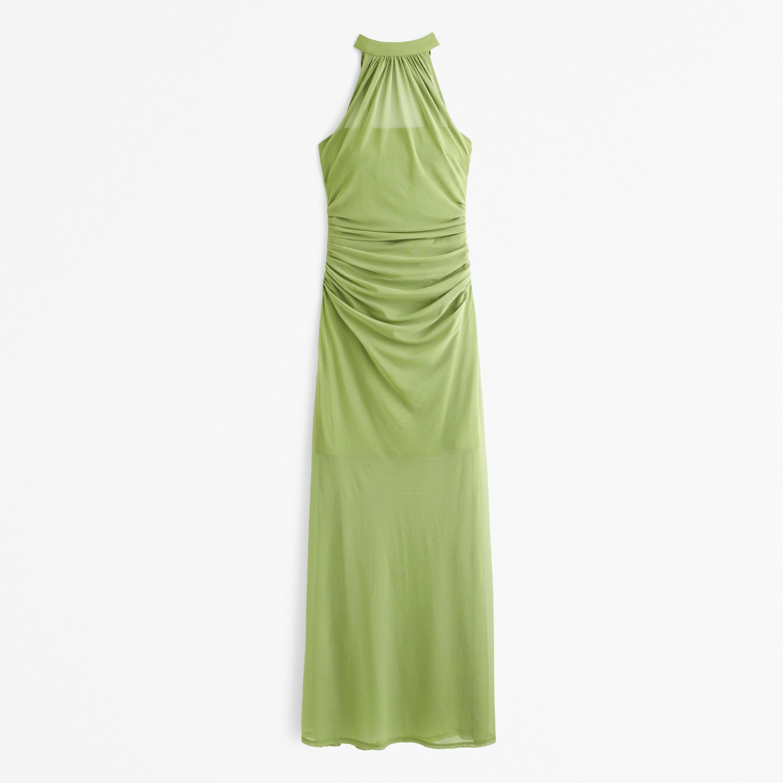 Vol. 28 Sheer Halter Maxi Dress Product Image