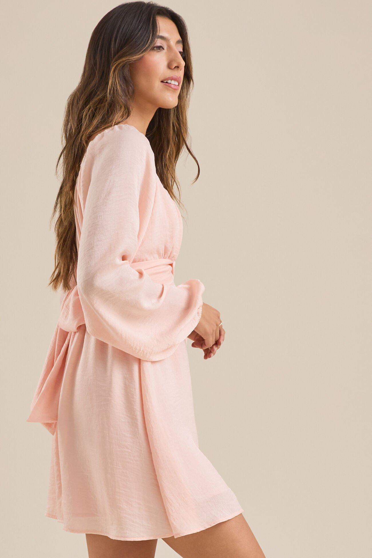 Rylee Satin Mini Dress Product Image