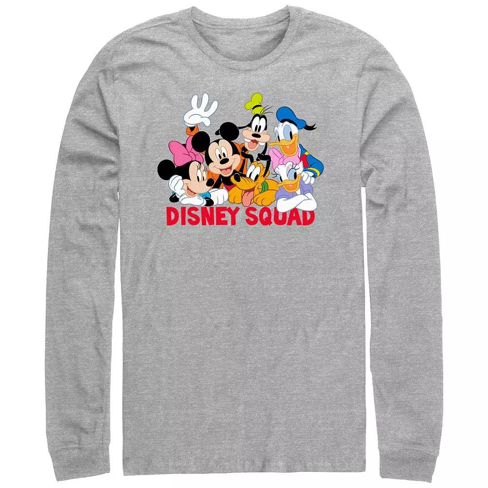Disney's Mickey Mouse And Friends Disney Squad Men's Graphic Tee, Size: Medium, Athletic Grey Product Image
