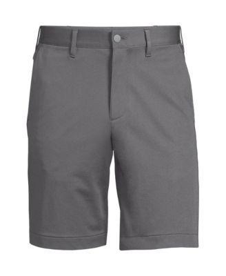Men's Lands' End Traditional-Fit 9-inch Flex Performance Golf Shorts, Size: 35, Grey Product Image