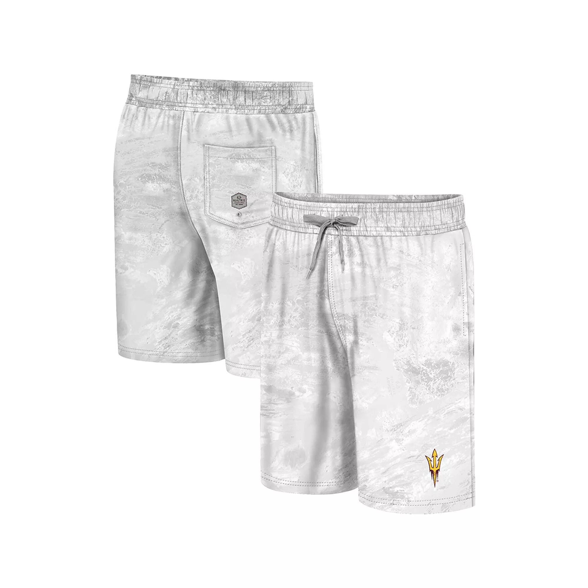 Men's Colosseum White Arizona State Sun Devils Realtree Aspect Ohana Swim Shorts, Size: XL Product Image