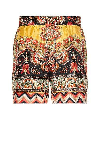 Pierre-Louis Mascia Shorts in Mustard Product Image