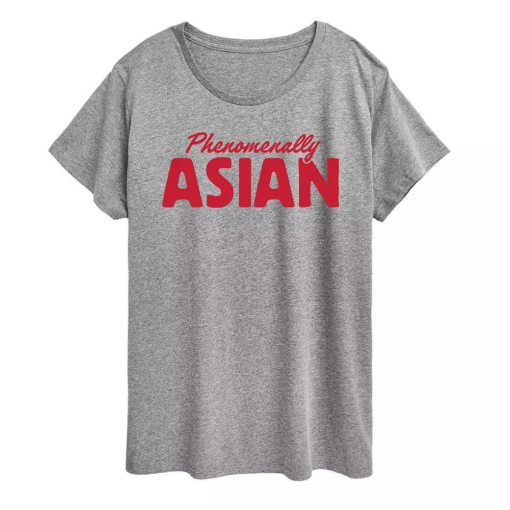 Plus Phenomenally Asian, Womens Grey Gray Product Image
