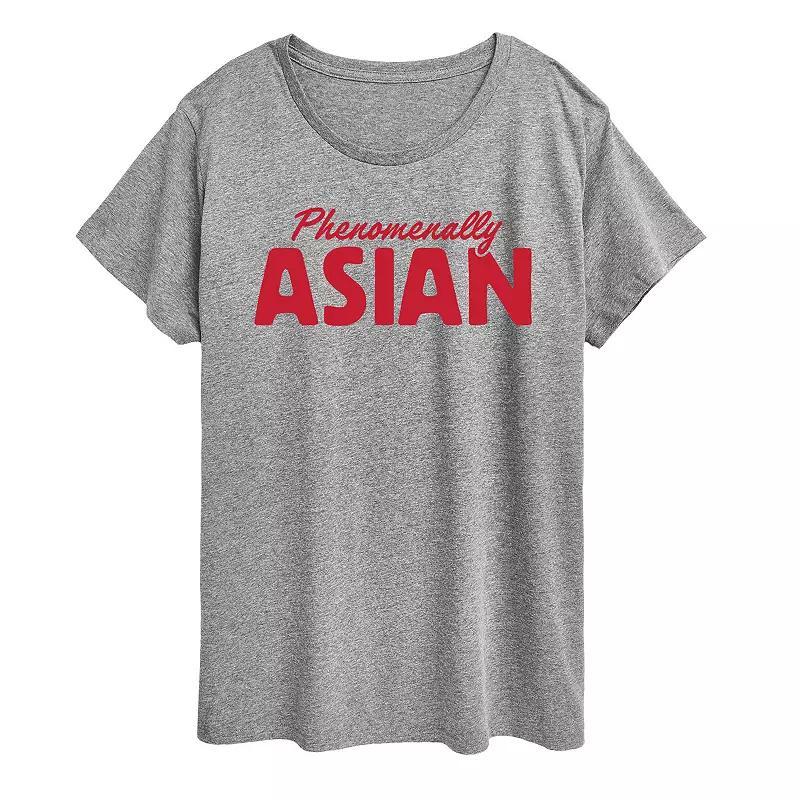 Plus Phenomenally Asian, Womens Grey Gray Product Image