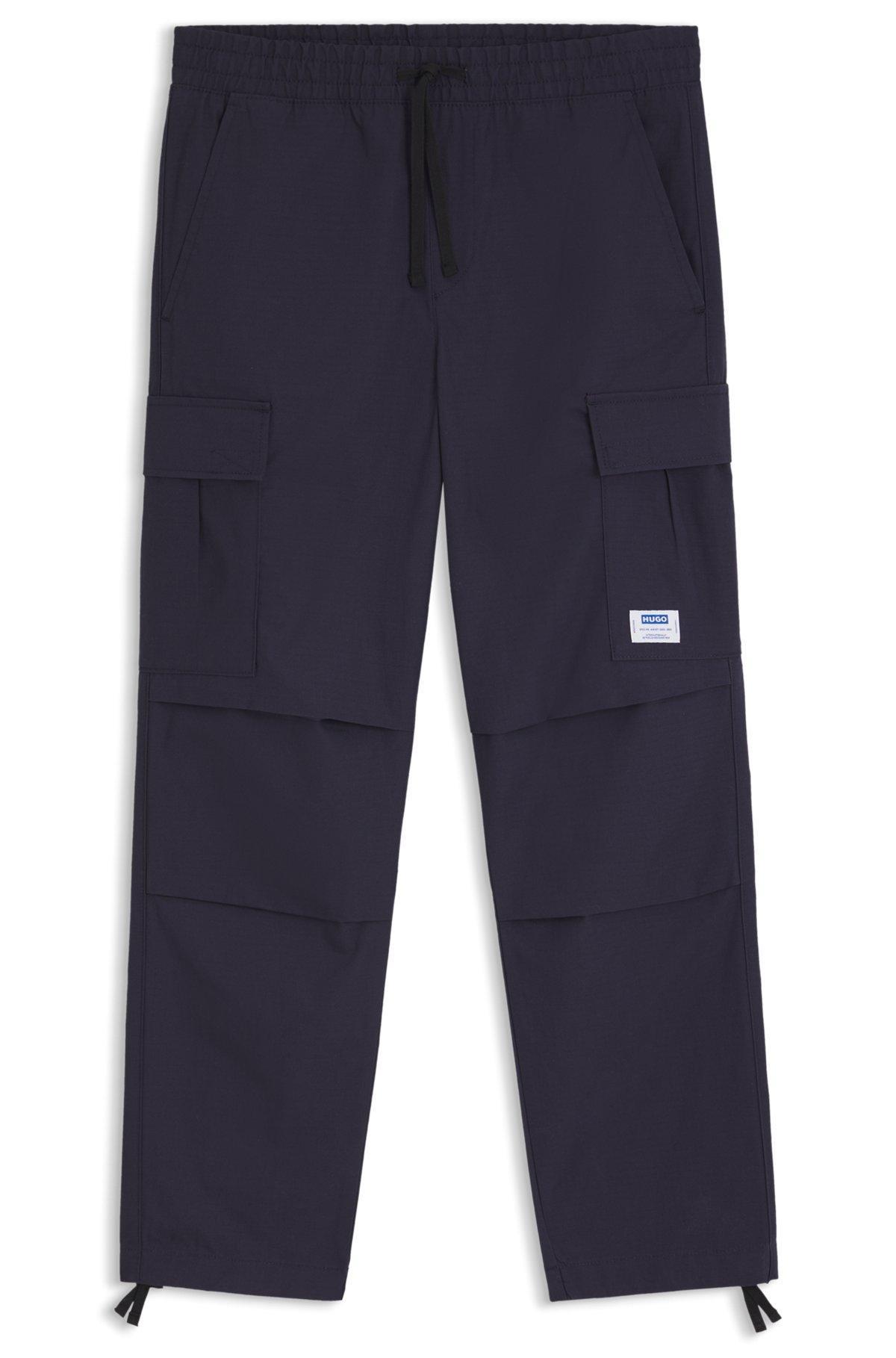 Relaxed-fit cargo trousers in ripstop cotton Product Image