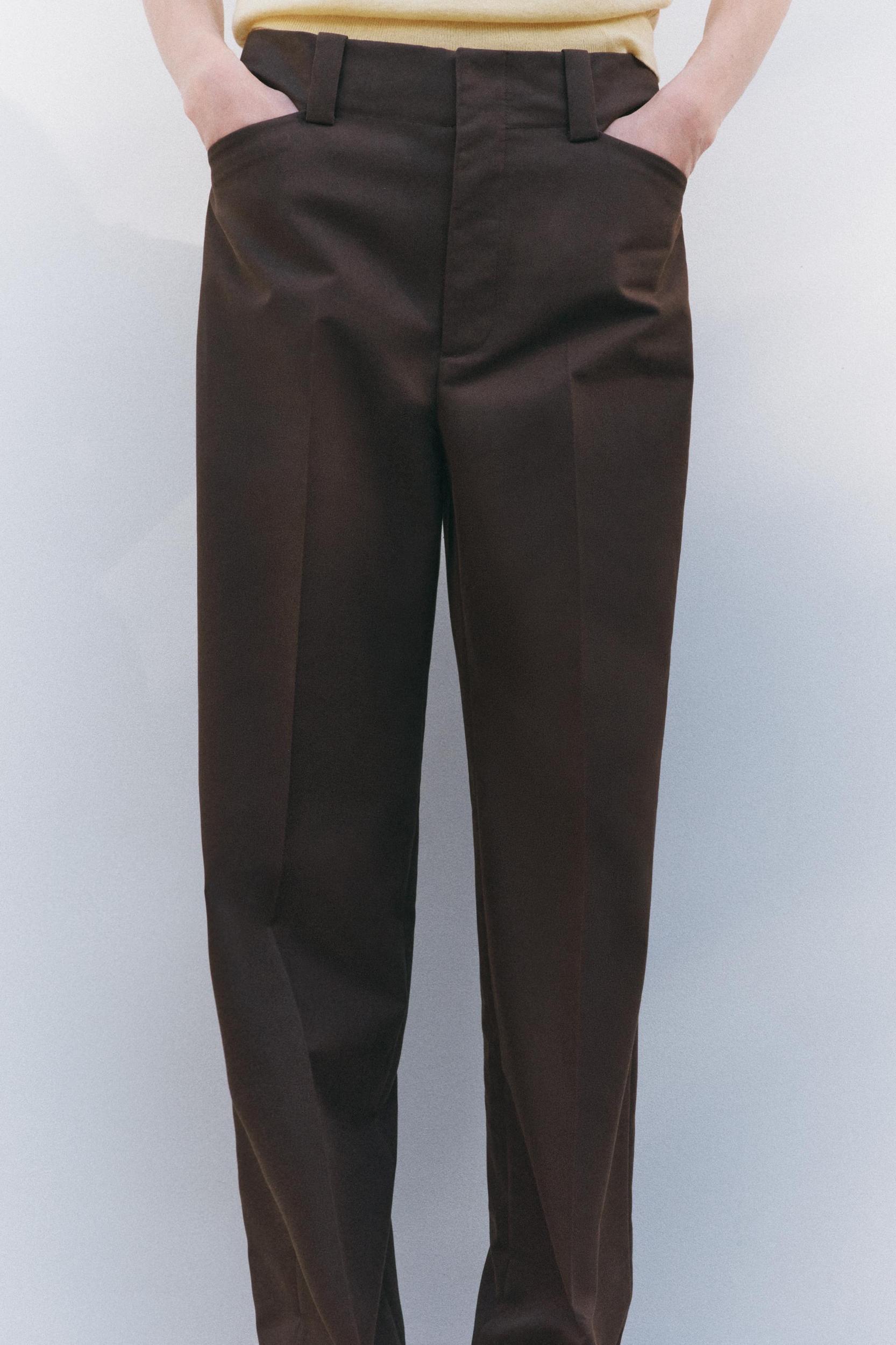 ZW COLLECTION STRAIGHT CHINO PANTS Product Image
