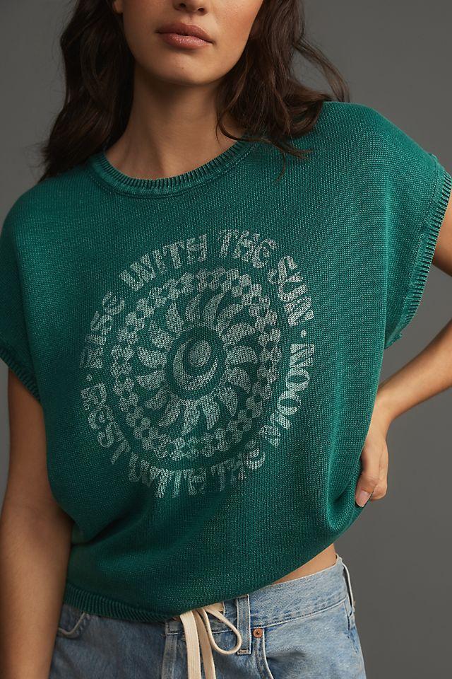 Real Fun, Wow! Muscle Graphic Sweater Tank Product Image