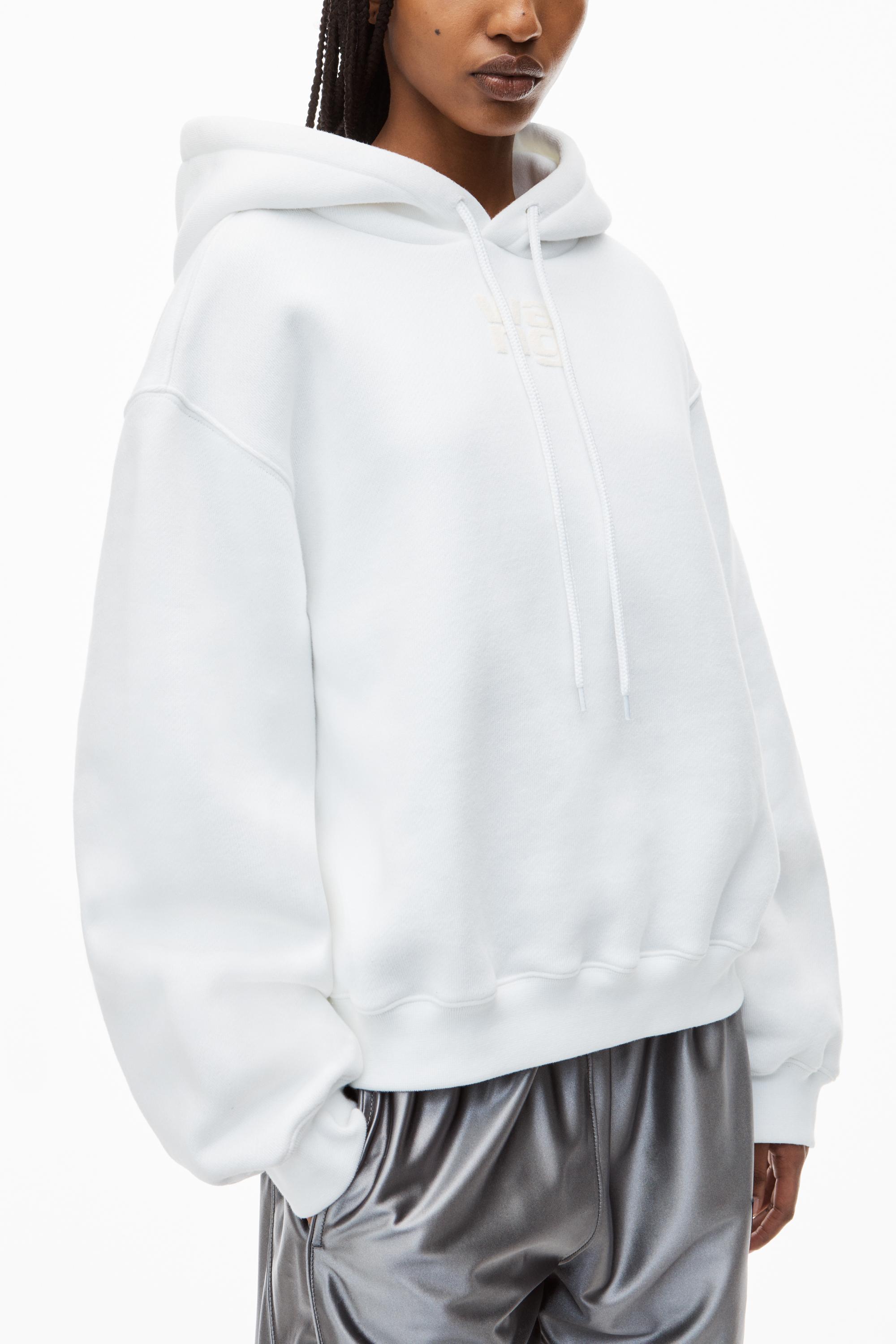 Puff Logo Hoodie In Structured Terry Product Image