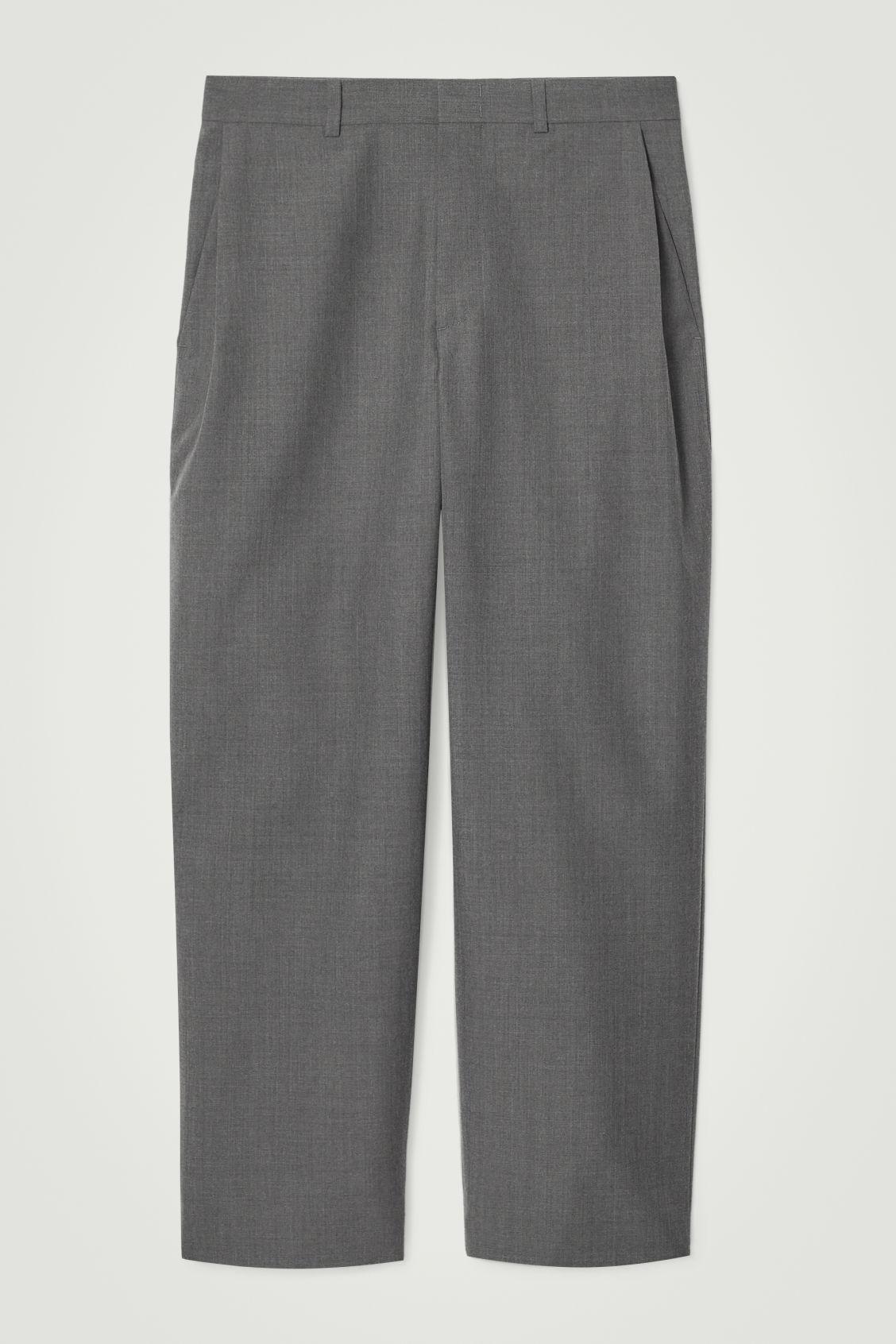 WOOL-HOPSACK PANTS - WIDE Product Image