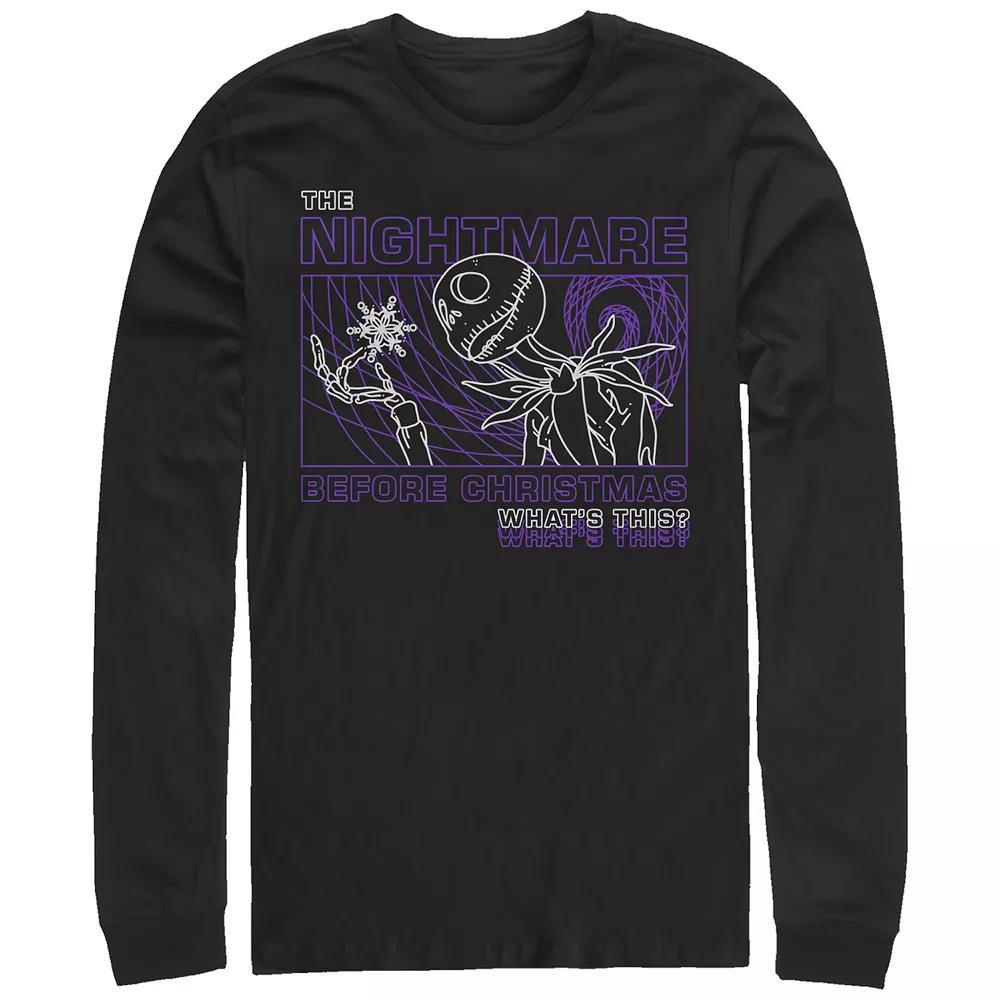 Disney's The Nightmare Before Christmas What Is This Men's Graphic Tee, Size: Large, Black Product Image