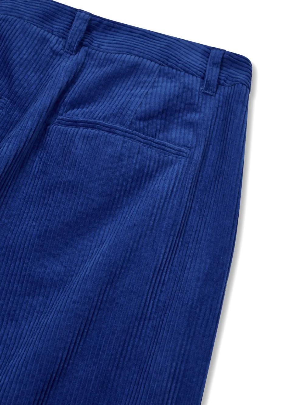corduroy wide-leg trousers Product Image
