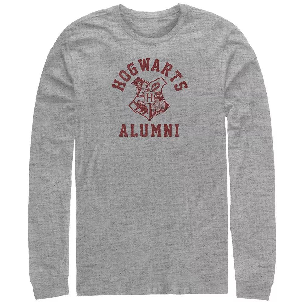 Big & Tall Harry Potter Hogwarts Alumni Long Sleeve Graphic Tee, Men's, Size: XL Tall, Athletic Grey Product Image