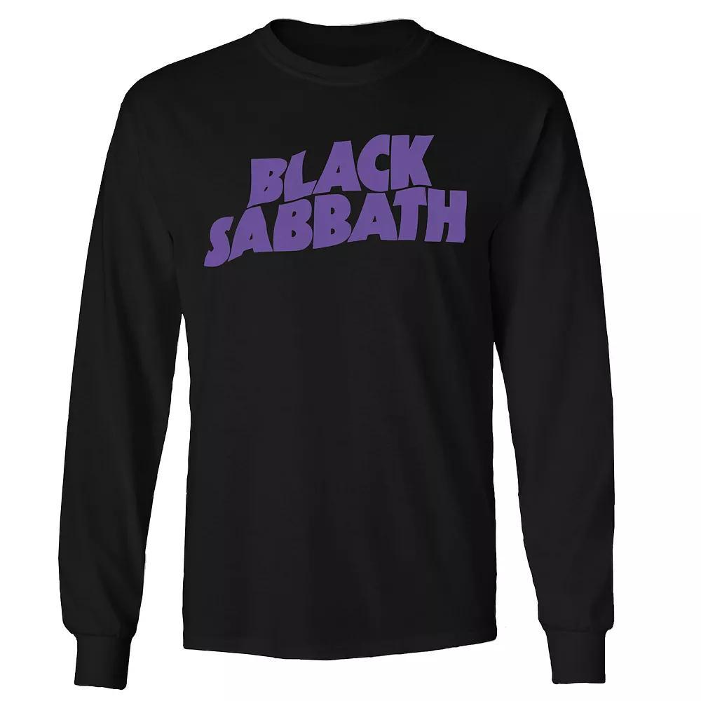 Men's Black Sabbath Logo Long Sleeve, Size: Large Product Image