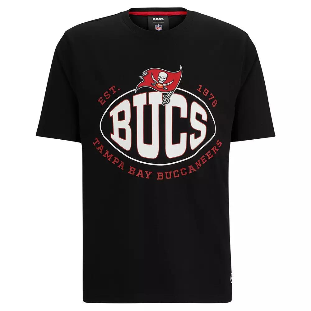 Men's BOSS X NFL  Navy New England Patriots Trap T-Shirt, Size: 2XL, Blue Product Image