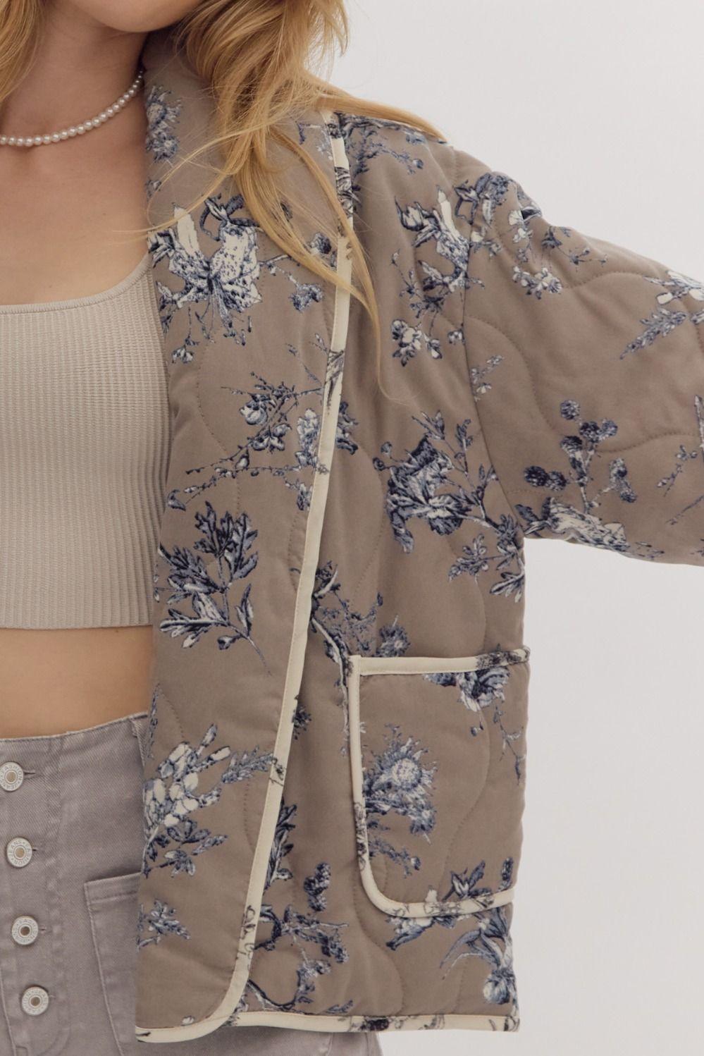Layers Of Love Floral Quilted Jacket *FS Product Image