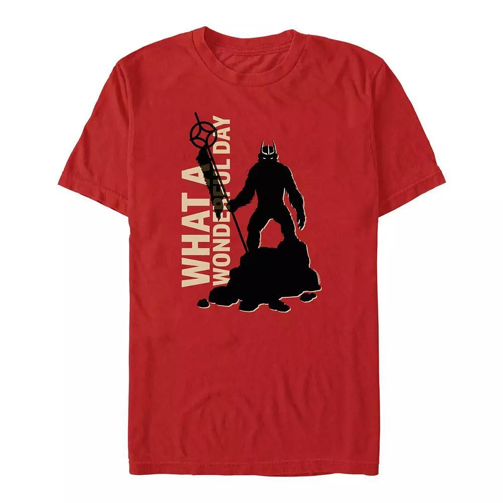 Men's Kingdom Of The Planet Of The Apes Wonderful Day Graphic Tee, Size: XS, Red Product Image