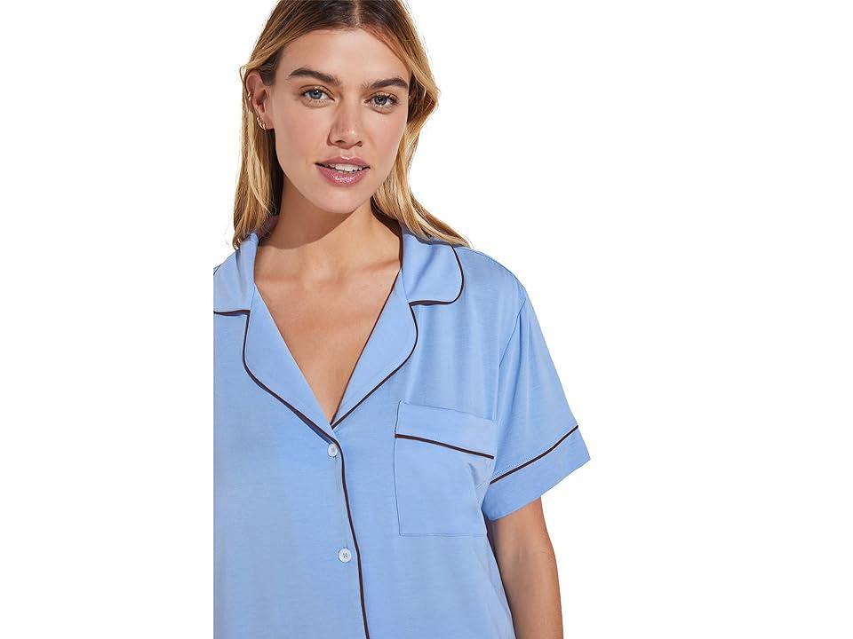 Eberjey Gisele Relaxed Short Sleeve Top & Shorts Product Image
