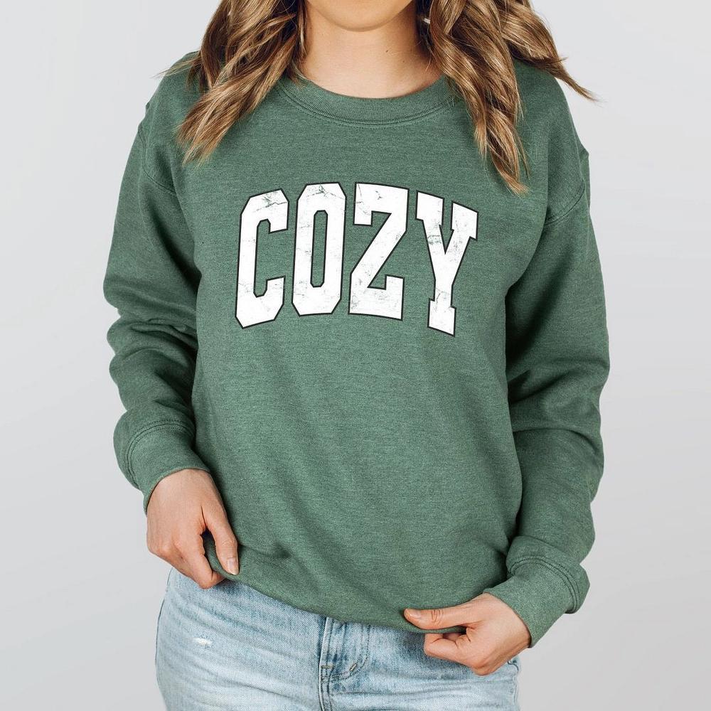 Simply Sage Market Women's Graphic Sweatshirt Cozy Worn Varsity Product Image