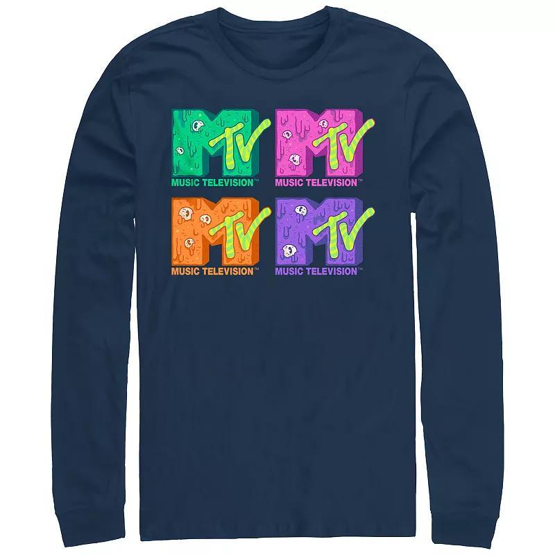 Men's MTV Slime Logos Graphic Tee, Size: XXL, Blue Product Image
