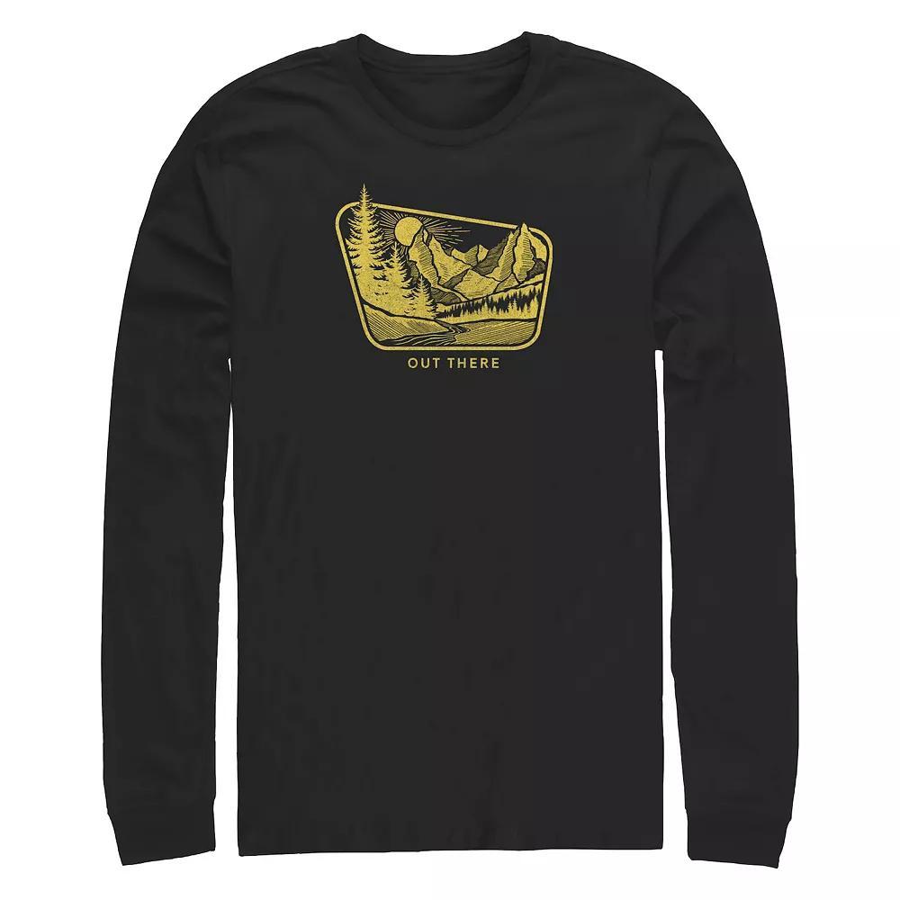 Big & Tall Out There Poster Long Sleeve Graphic Tee, Mens Product Image