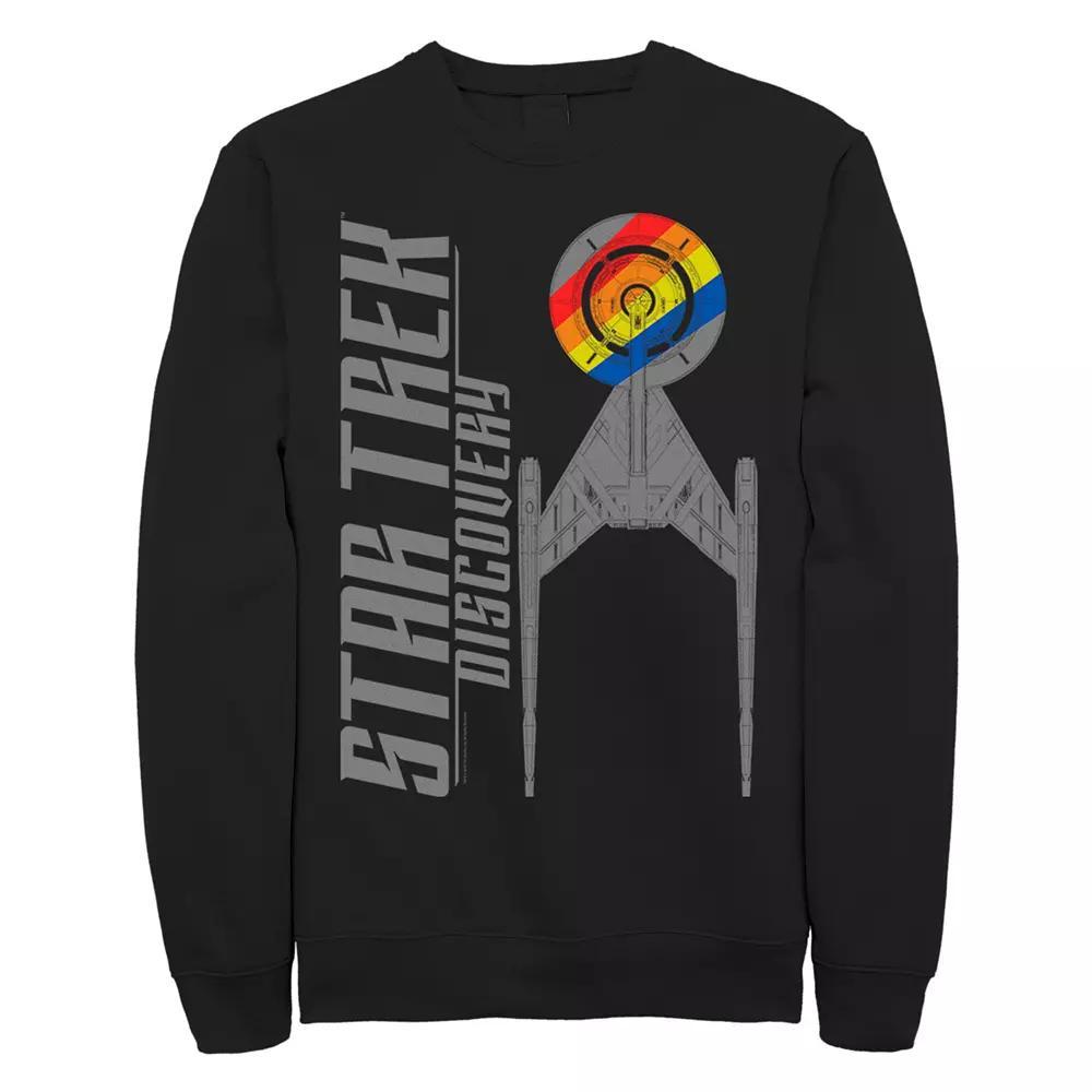 Juniors' Star Trek Discovery Rainbow Fly Fleece, Girl's, Size: XL, Black Product Image