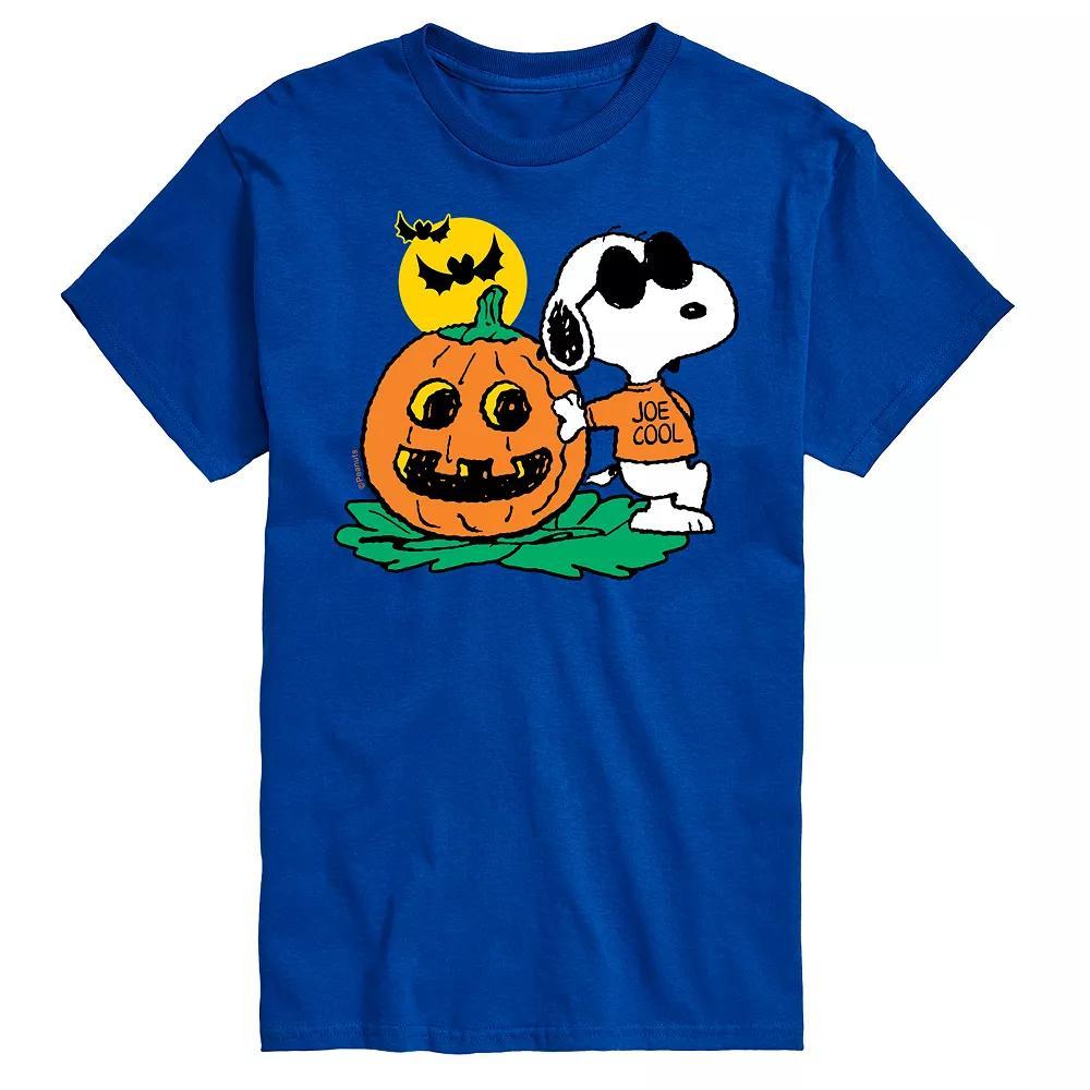 Big & Tall Peanuts Joe Cool Pumpkin Tee, Mens Product Image