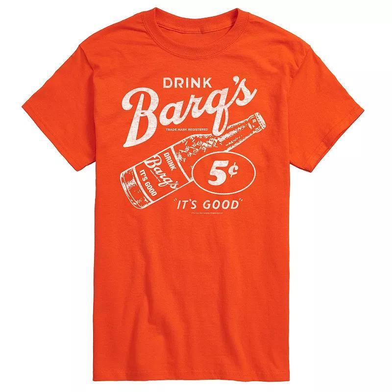 Mens Barqs Vintage Logo Graphic Tee Grey Green Product Image