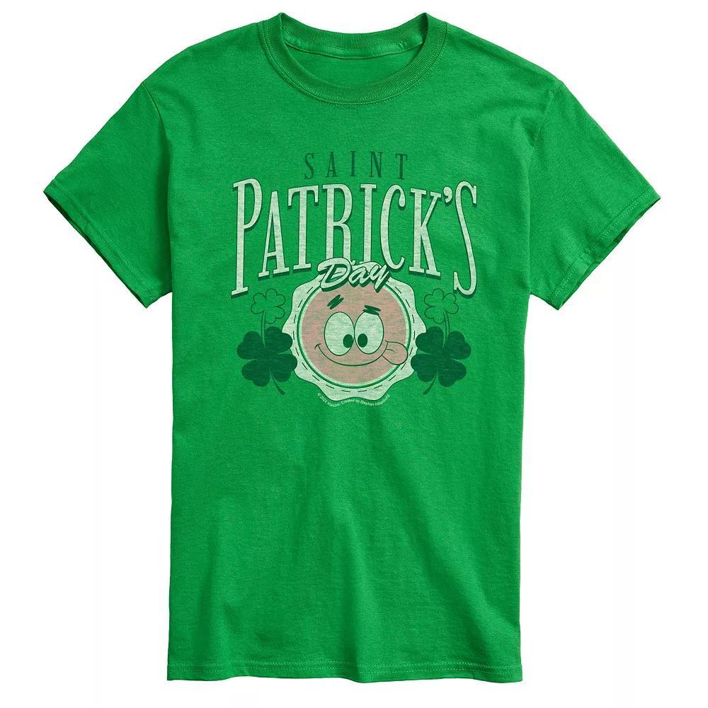 Mens SpongeBob SquarePants St. Patricks Day Graphic Tee Product Image