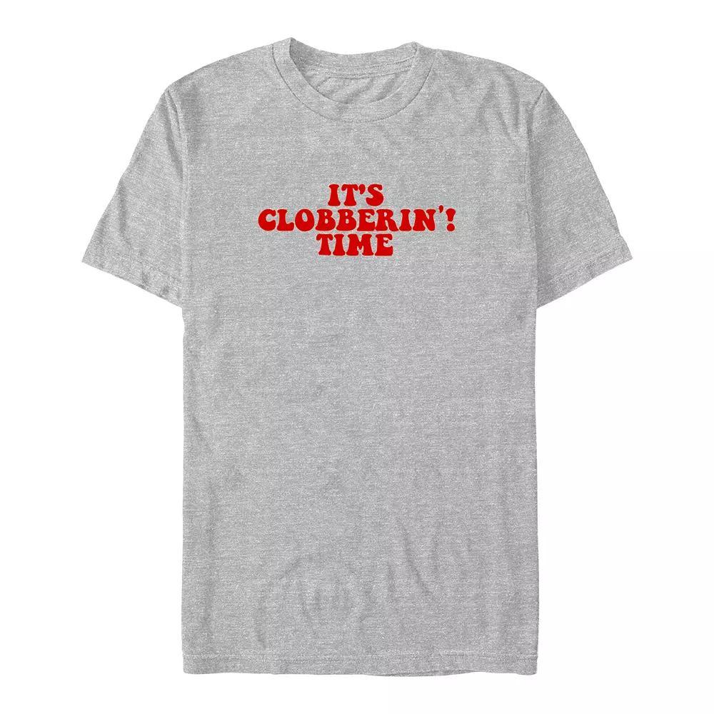 Big & Tall Marvel Fantastic Four It's Clobberin'! Time Graphic Tee, Men's, Size: 4XL Tall, Athletic Grey Product Image