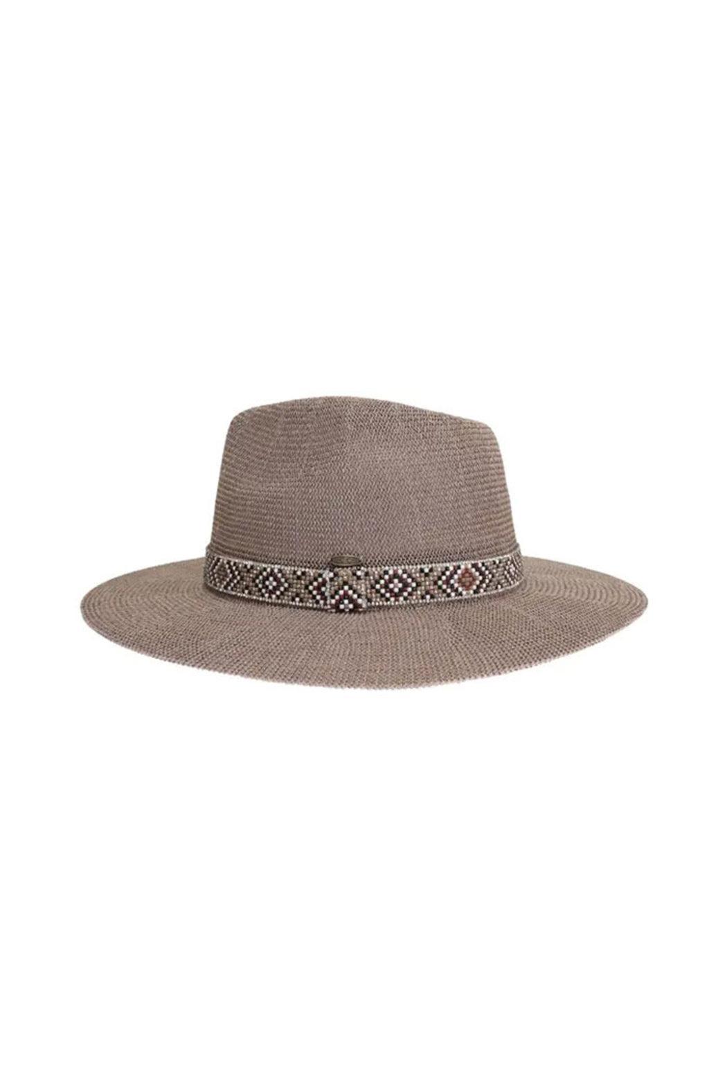 Knit Seed Bead Panama Hat Product Image